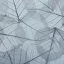 Monochrome Leaf Pattern Wallpaper Mural