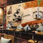 Fototapete Rockmusik Gitarrenjunge