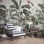 Tropical Leaves with Berries Wallpaper Mural