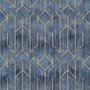 Rhombus Geometrische Linien Art Deco Fototapete