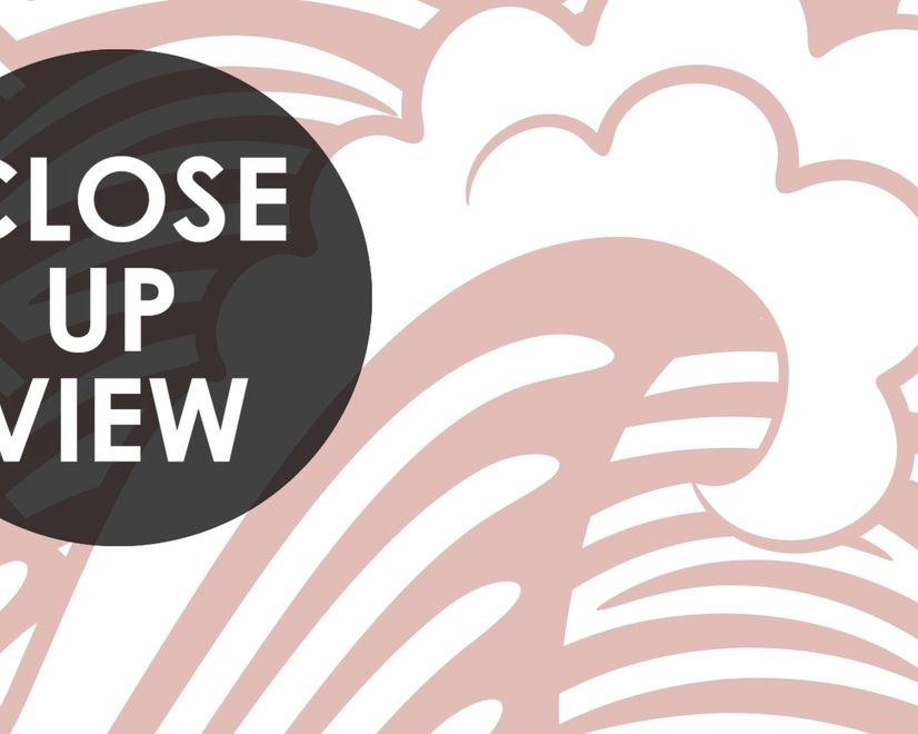 Papier peint panoramique pour enfants avec motifs de vagues de l'océan