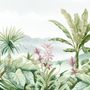 Tropical Forest Landscape and Banana Trees Wallpaper Mural