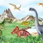 Kids Prehistoric Dinosaur Wallpaper Mural