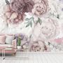 Soft Peony Nursery Floral Wallpaper Mural