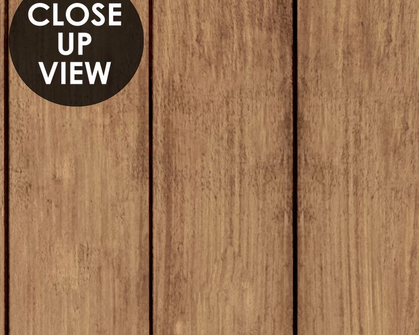 Vintage Wood Look Panel Wallpaper