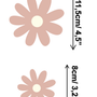 Petites fleurs mignonnes pour chambre d'enfant Stickers muraux