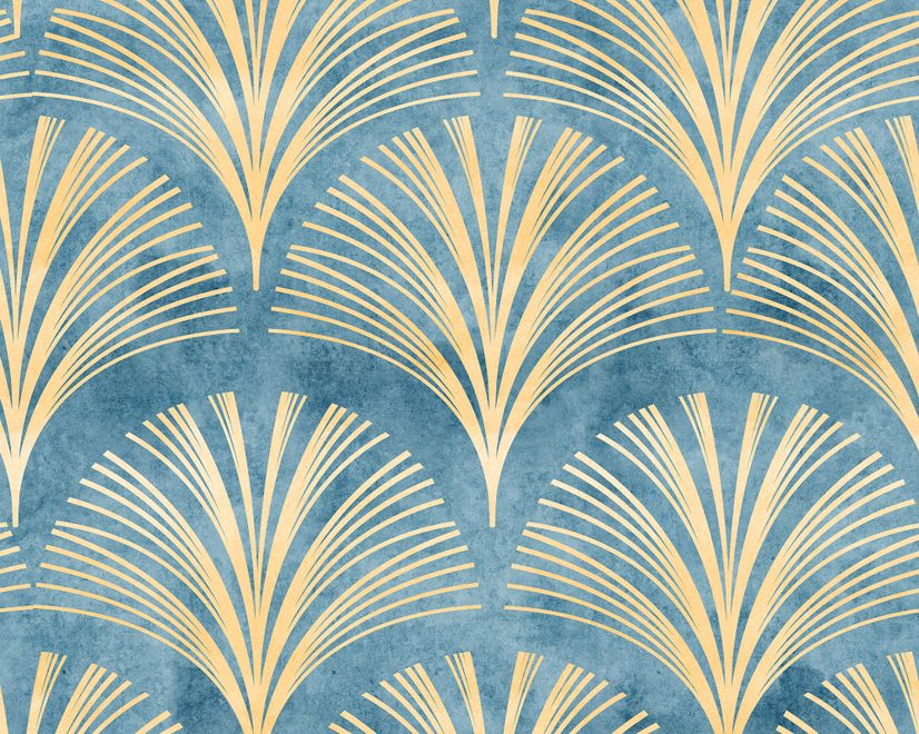 Sanfte Gatsby-Stil Art Deco Fototapete