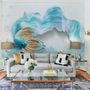 Abstract Guppy Fish Wallpaper Mural