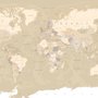 Brown &amp; Brown - Papier peint panoramique de la carte du monde politique