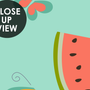 Watercolor Watermelon and Summer Fruits Wallpaper Mural
