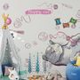 Kids Happy Cat Wallpaper Mural