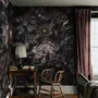 Dark Floral Hydrangea Wallpaper Mural