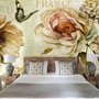 Papier peint panoramique hortensia vintage
