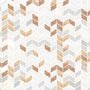 Papier peint panoramique motif géométrique polygonal carré