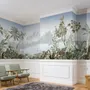 Vintage Forest with Lakescape Wallpaper Mural