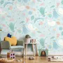 Pastel Underwater Adventure Sea Life Wallpaper Mural