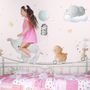 Cute Flying Animals with Funny Circus Wallpaper Mural