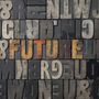 Future Typography Wallpaper Mural