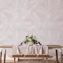 Soft Pink Palm Leaf Tropical Leaves Wallpaper Mural