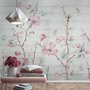Watercolor Cherry Blossom Wallpaper Mural
