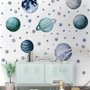 Aquarelle Planètes et étoiles Stickers muraux
