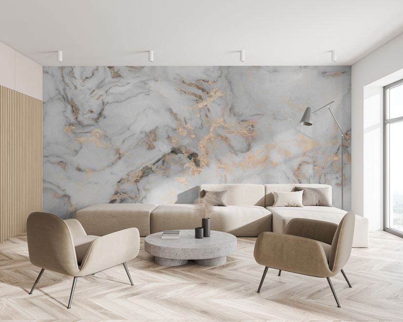 Abstract Marble Wallpaper Mural