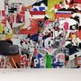 Street Collage Art Wallpaper Mural