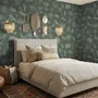 Tropical Palm Leaf and Birds Wallpaper Mural