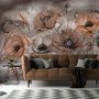 Corn Poppy Flowers Painting Art Wallpaper Mural
