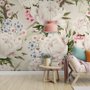 Light Blossom Flowers Wallpaper Mural