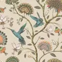 Vintage Flower with Hummingbird Wallpaper Mural