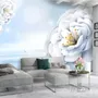 Abstract Art Floral Wallpaper Mural