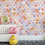 Colorful Mermaid Pattern Wallpaper Mural