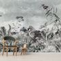 Vintage Historic Paradise Bird Art Wallpaper Mural