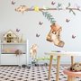 Stickers muraux maison chaussure woodland koala oiseaux enfants