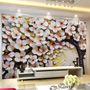 Oil Painting Cherry Blossom Wallpaper Mural