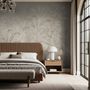 Monochrome Tropical Botanical Wallpaper Mural