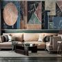 Abstract Floral Art Wallpaper Mural