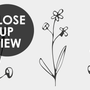 Papier peint panoramique minimal et moderne sur les plantes des champs