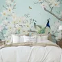 Peacock with Magnolia Blossom Wallpaper Mural
