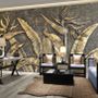 Tropical Birds of Paradise Sculpture Wallpaper Mural