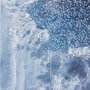 Papier peint panoramique paysage d'hiver style peinture à l'huile