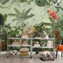 Tropical Jungle Plants Wallpaper Mural
