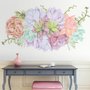 Aquarell Weiche Echeveria Kaktus Blumen Wandtattoo