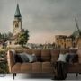 Historical City Wall on Seaside Wallpaper Mural