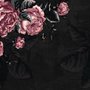 Dunkle Blumen Pfingstrose Zeichnung Fototapete