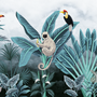Tropical Forest with Koala Toucan Wallpaper Mural