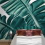 Tropical Palm Leaves Wallpaper Mural