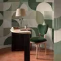 Retro Abstract Geometric Shapes Wallpaper Mural