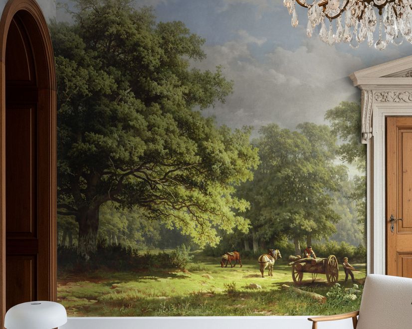 Rural Life View Wallpaper Mural